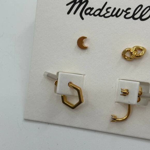 Madewell Gold Mix & Match Earring Set - Picture 9 of 11